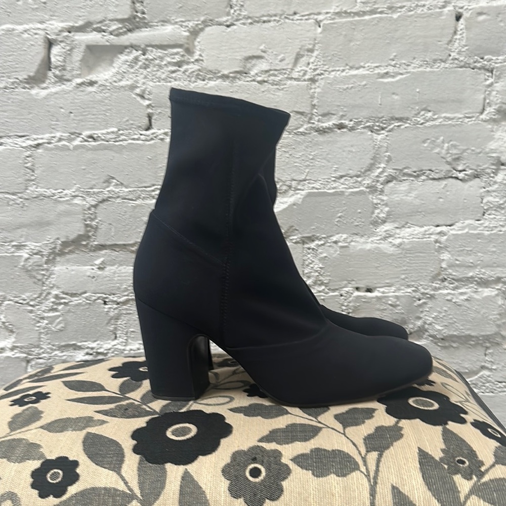 Rachel comey Saco deep navy neoprene boots.
